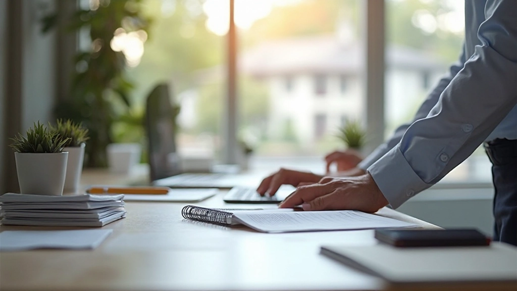 Moderne Produktivitäts-Workspace mit organisierten Werkzeugen und digitalen Geräten