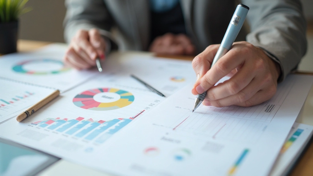 Produktivität Messung auf Diagramm, mit Fortschrittsbalken